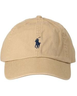 Polo Ralph Lauren Cappello Da Baseball Con Logo - Natural