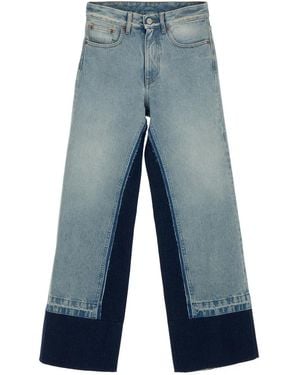 MM6 by Maison Margiela Trousers 5 Pockets - Blue