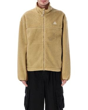 Nike Acg Canwell Glacier Therma-Fit Adv Windproof Fleece Jacket - Natural