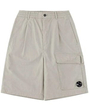 C.P. Company Shorts Cargo Con Patch Logo - Grey