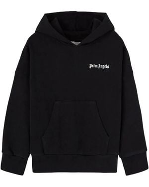 Palm Angels Sweatshirt With Logo - Black