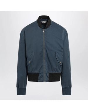 JW Anderson Cotton Jacket With Vintage Finish - Blue