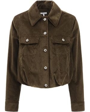Loewe Cotton Corduroy Jacket - Brown
