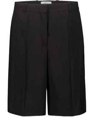TOTEME "Wide Fluid" Shorts - Black