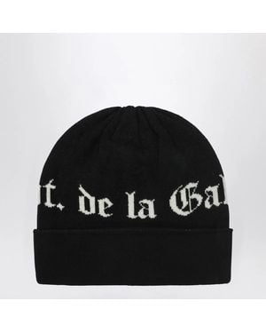 GALLERY DEPT. Wool Beanie With Logo Intarsia - Black