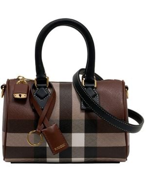 Burberry Ll Mini Bowling Purse - Black