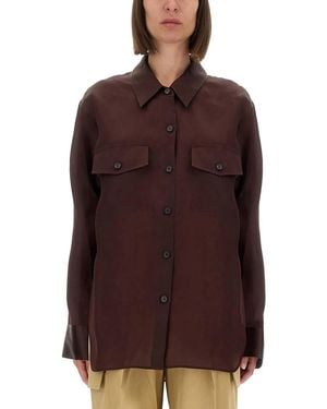 KHAITE Top Matteo - Brown