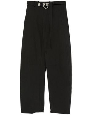 Pinko Polyester Viscose Pants - Black