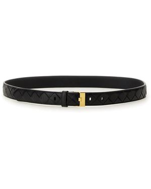 Bottega Veneta "Watch" Belt - Black