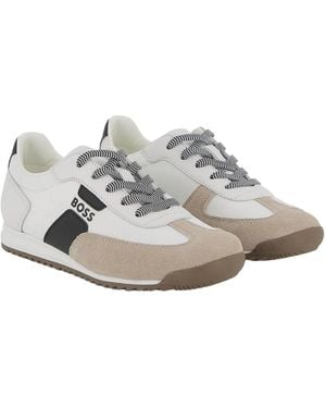 BOSS Trainers Con Logo - Grey