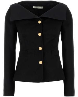 Alessandra Rich Wool Blazer - Black