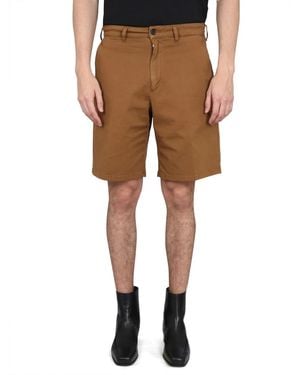 Department 5 Cotton Bermuda Shorts - Natural
