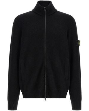 Stone Island 'Badge Cardigan - Black