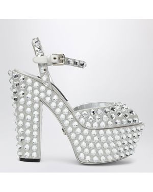 Dolce & Gabbana Bette Platform Sandals - Metallic