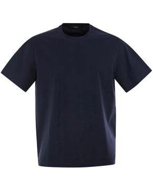 Herno Stretch Cotton T-Shirt - Blue