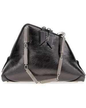 The Attico 'La Scala' Clutch - Black