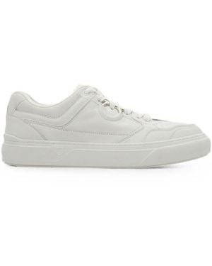 Ferragamo Leather Sneakers - White
