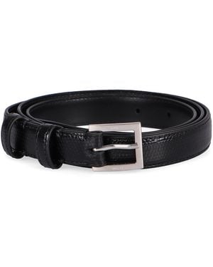 Celine Leather Belt Bc 13 - Black