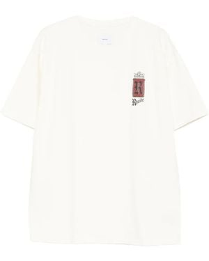 Rhude Logo Graphic T-Shirt - White