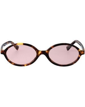 Miu Miu Acetate Sunglasses - Pink