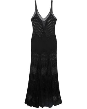 Blumarine Long Knit Dress - Black