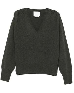 Sa Su Phi V-Neck Sweater - Green