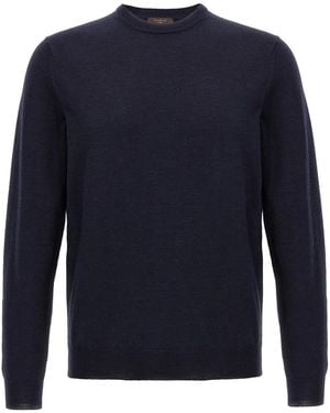 Zanone Flexwool Wool Sweater - Blue