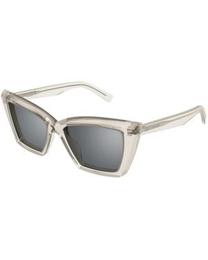 Saint Laurent Sl 657 003 - Metallic