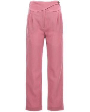 Blazé Milano 'Cool & Easy' Trousers - Pink