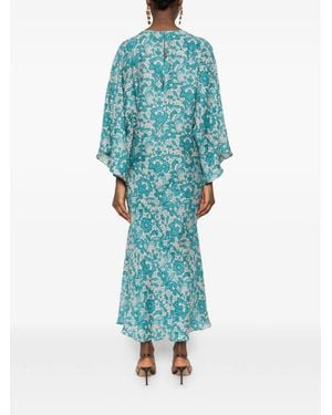 Gianluca Capannolo Robbie Silk Dress - Blue
