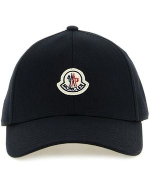 Moncler Hat With Logo - Black