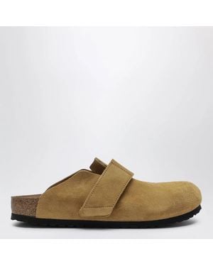 Birkenstock Loma Suede Leather Clogs - Brown