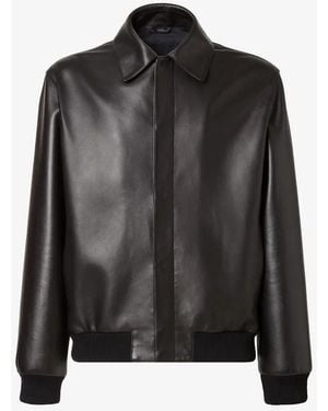 Fendi Leather Jackets - Black