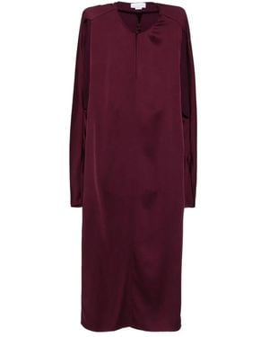 Stella McCartney Midi Dress With Cut-Out Detail - Purple