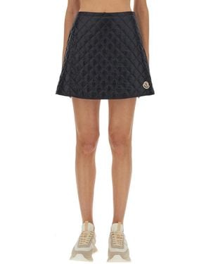 Moncler Quilted Skirt - Black