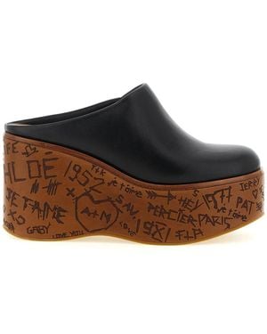Chloé 'Maxime' Wedges - Brown