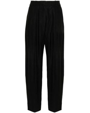 Studio Nicholson Wool Wide Leg Pants - Black