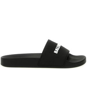 Balenciaga 'Pool' Sandals - Black