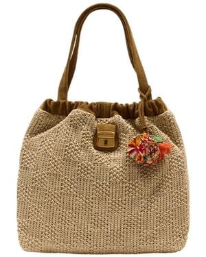 Marc Jacobs The Summer Woven Cristina Tote - Metallic