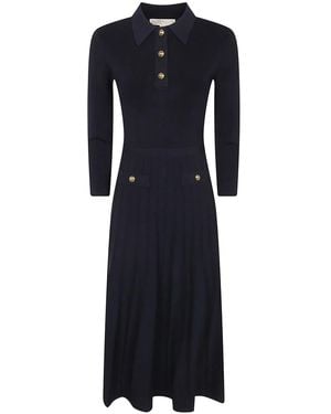 MICHAEL Michael Kors Polo Flare Mini Dress - Blue