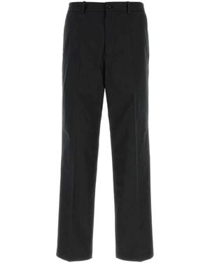 A.P.C. Flat Front Trousers - Black