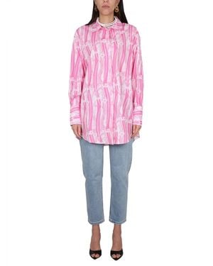 Patou Shirt Dress - Pink