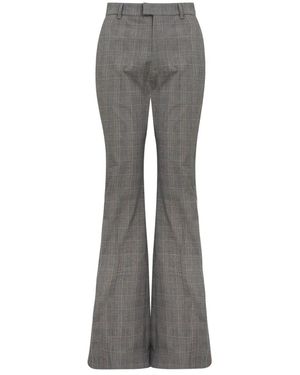 Vivienne Westwood Motif Flared Trousers - Grey