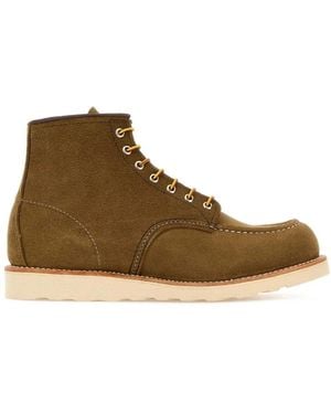 Red Wing Suede Ankle Boots - Brown