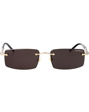 Montblanc Metal Sunglasses - Brown
