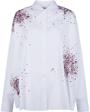 Dries Van Noten "Casia" Embroidered Shirt - White