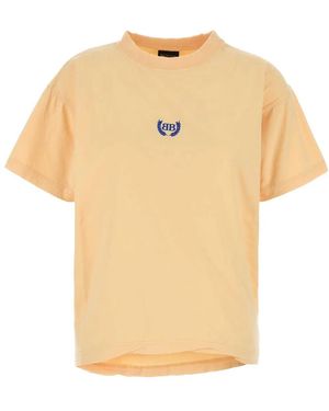 Balenciaga Pastel Cotton Oversize T-Shirt - Orange