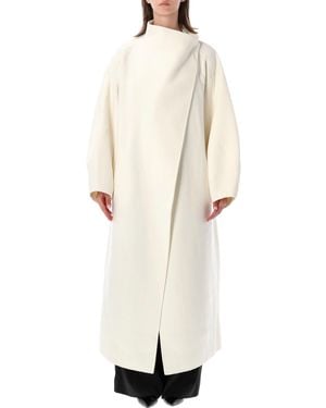 Frankie Shop Leroy Wool Coat - White