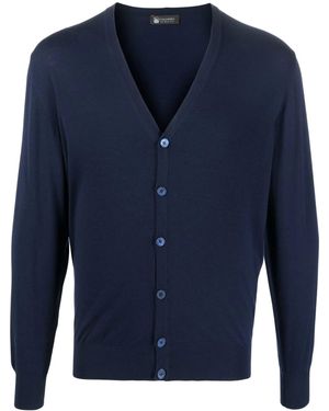 Colombo Dark Kid Wool Botton - Blue