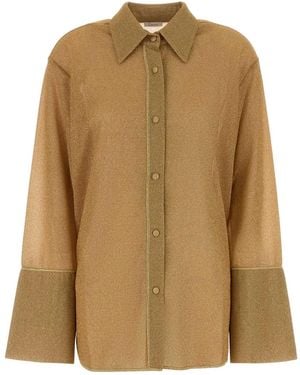 Oséree Oseree Lumiere Sleeves Shirt - Natural